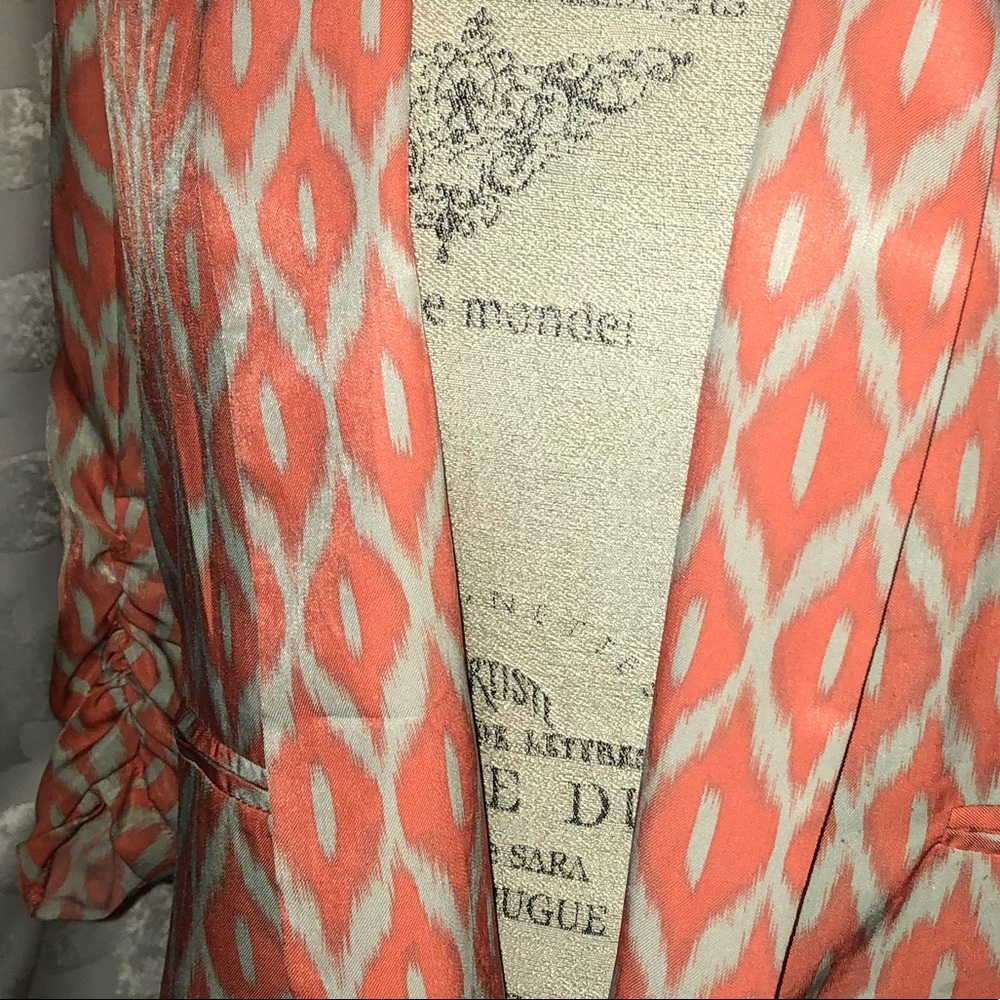 Coral pattern blazer - Picture 5 of 7